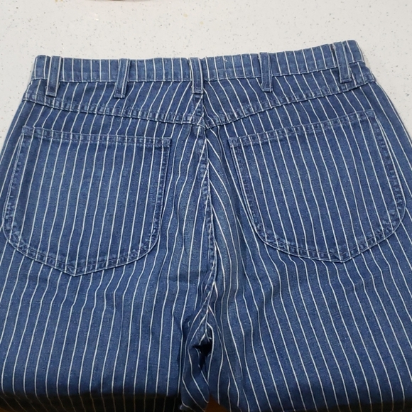 SOLDReformation High-Waist Flare Jeans Mesa Stripe - Picture 3 of 4
